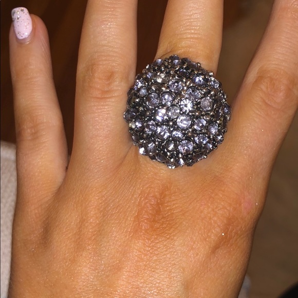 Stretchy crystal ring - Picture 4 of 8